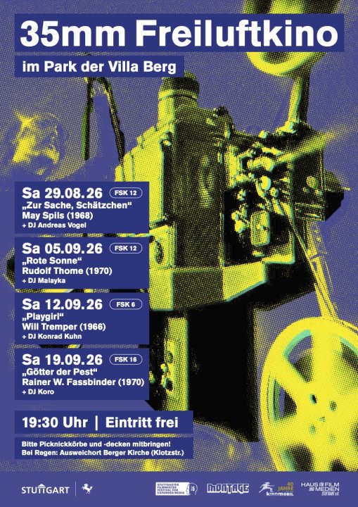 40. Stuttgarter Filmwinter – Festival for Expanded Media - 35 mm Freiluftkino